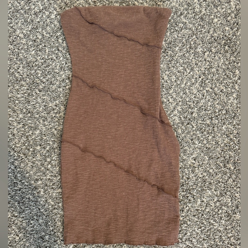 Brown Mini Dress
